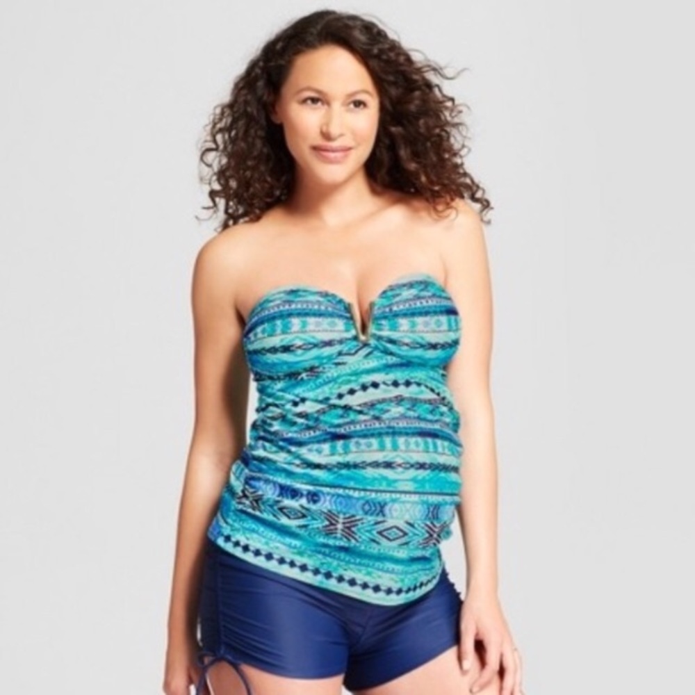 Isabel Maternity V wire tankini top size L